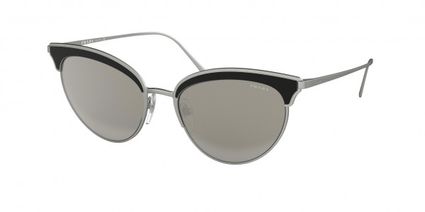 Prada PR 60VS CONCEPTUAL Sunglasses, 421407 CONCEPTUAL MATTE SILVER/BLACK (SILVER)