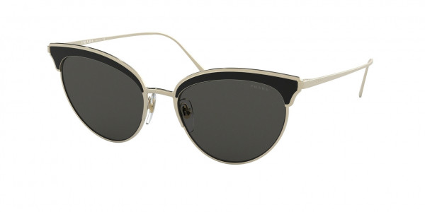 Prada PR 60VS CONCEPTUAL Sunglasses, AAV5S0 CONCEPTUAL PALE GOLD/BLACK GRE (GOLD)