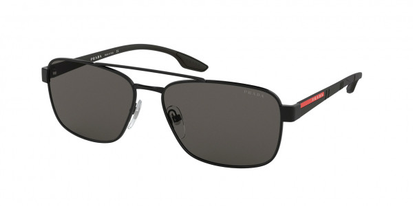 Prada Linea Rossa PS 51US LIFESTYLE Sunglasses, 1AB5S0 BLACK (BLACK)