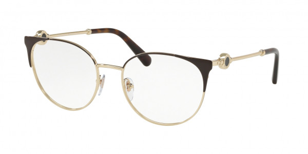 Bvlgari BV2203 Eyeglasses, 2034 BROWN/PALE GOLD (BROWN)