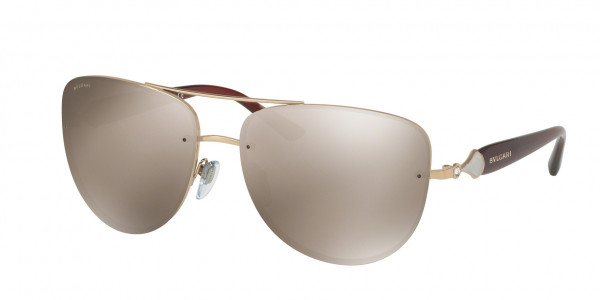 Bvlgari BV6086B Sunglasses, 389/5A PINK GOLD (GOLD)