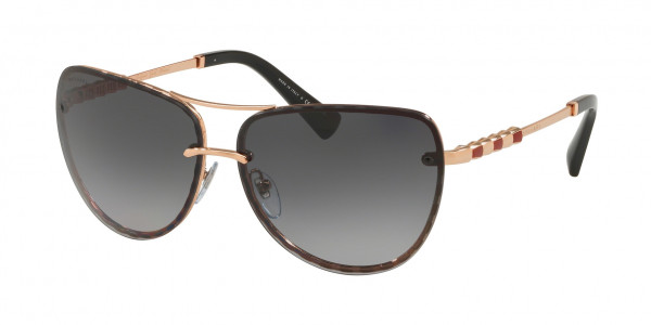 Bvlgari BV6113KB Sunglasses, 395/T3 PINK GOLD PLATED (GOLD)