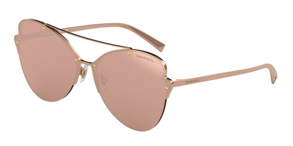 Tiffany & Co. TF3063 Sunglasses, 6105E0 RUBEDO (GOLD)