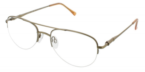 ClearVision WALTER A II Eyeglasses, Gold Antique