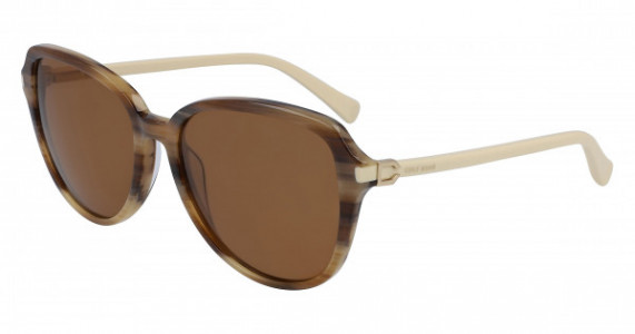 Cole Haan CH7070 Sunglasses, 205 Brown Horn
