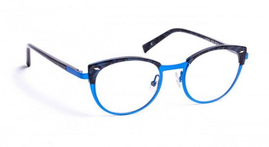 J.F. Rey JF2843 Eyeglasses, ACETATE DARK BLUE/METAL BLUE (2520)
