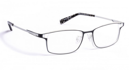 J.F. Rey JF2842 Eyeglasses, AF JF2842 0010 BLACK / WHITE (0010)