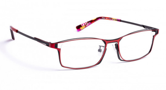 J.F. Rey JF2842 Eyeglasses, AF JF2842 3000 RED / BLACK (3000)