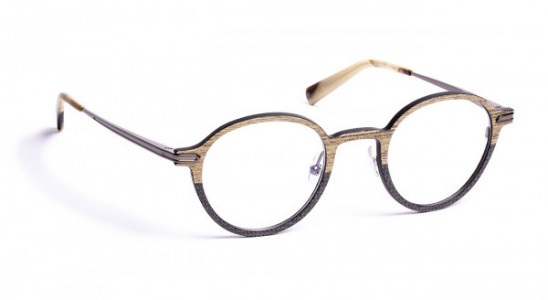 J.F. Rey JF2835 Eyeglasses, WOOD/CARBON BLACK/RED (0505)
