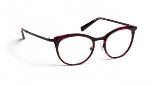 J.F. Rey JF2822 Eyeglasses, BURGUNDY/BLACK (3545)