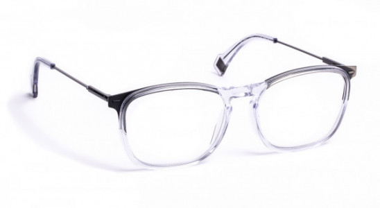 J.F. Rey JF1481 Eyeglasses, LIMITED CRYSTAL / BLACK / BRUSHED SILVER