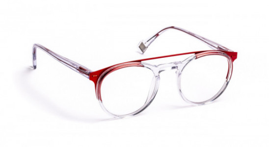 J.F. Rey JF1480 Eyeglasses, CRYSTAL / RED (1430)
