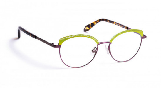 J.F. Rey PM052 Eyeglasses, YELLOW/PLUM (5075)