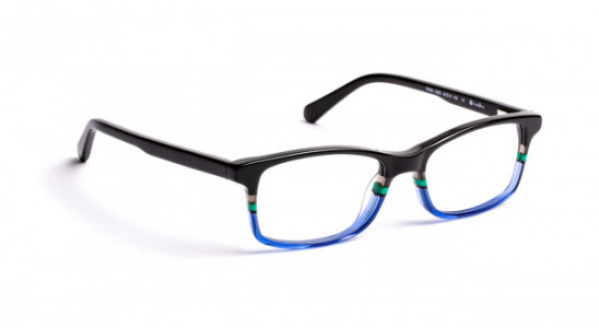 J.F. Rey TRIBU Eyeglasses, BLACK/BLUE (0025)