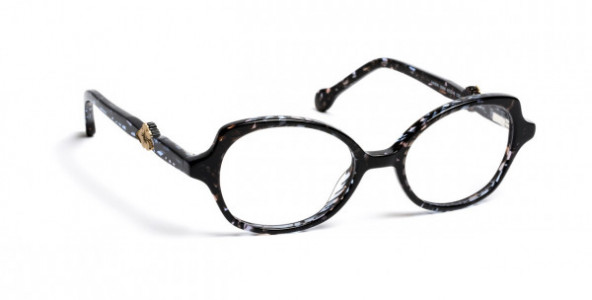 J.F. Rey HAWAI Eyeglasses, BLACK LACE 6/8 GIRL (0505)