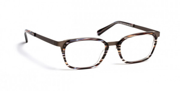 J.F. Rey EVEREST Eyeglasses, STRIPES BROWN 8/12 BOY (9090)