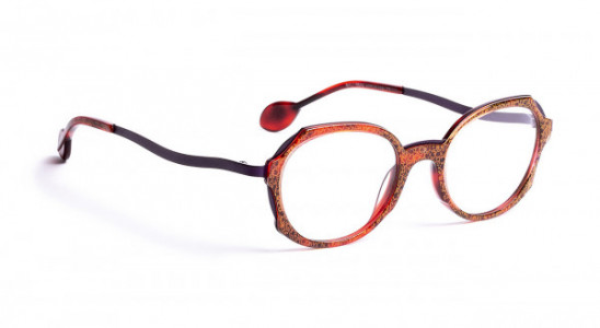 Boz by J.F. Rey GILL Eyeglasses, RED SPANGLES/PURPLE (3570)