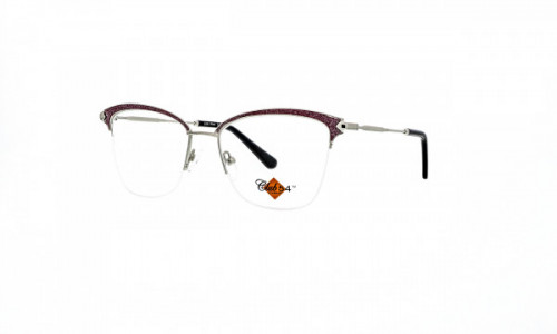 Club 54 Rose Eyeglasses, Silver/Pearl