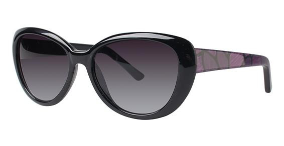 Vivian Morgan 8817 Sunglasses, Black/Plumberry