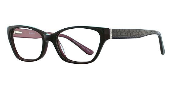 Vivian Morgan 8064 Eyeglasses, Burgundy Croco