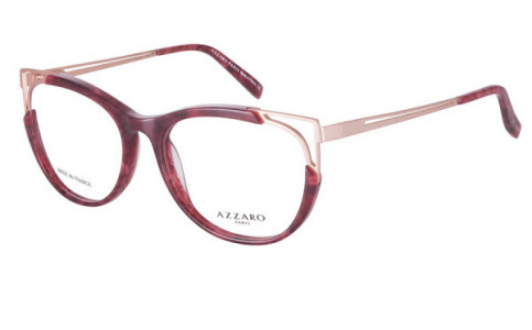 Azzaro AZ30257 Eyeglasses, C3 BURGUNDY/GOLD
