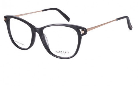Azzaro AZ30259 Eyeglasses, C1 BLACK/GOLD