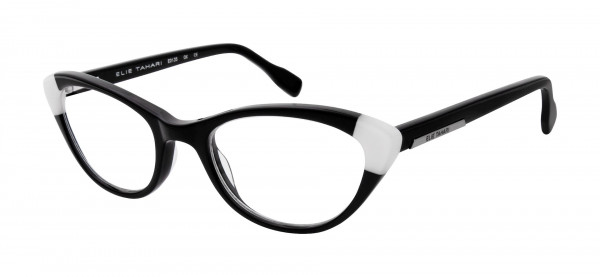Elie Tahari EO135 Eyeglasses, OX BLACK/WHITE MARBLE