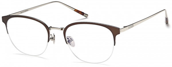 AGO MF90007 Eyeglasses, 03-Brown/Silver