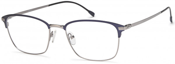 BIGGU B780 Eyeglasses, 01-Matt Blue/Gunmetal