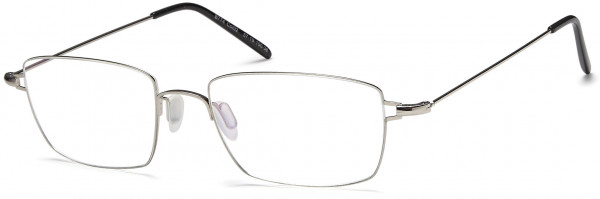 BIGGU B774 Eyeglasses, 02-Shiny Silver