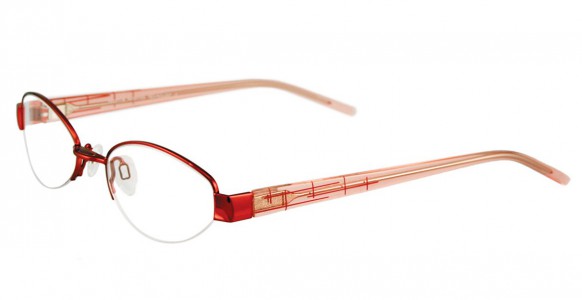 EasyClip Q4030 Eyeglasses, SHINY MAROON