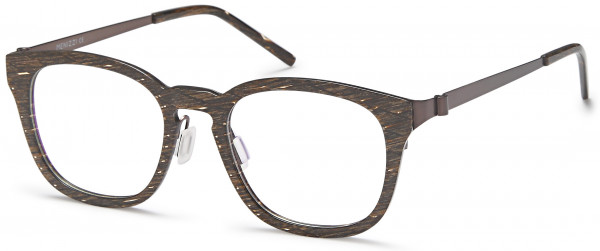 Menizzi M3097 Eyeglasses, 02-Striped Brown