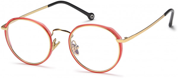 Menizzi M4046 Eyeglasses, 01-Pink Gold