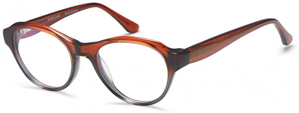 Menizzi M3090 Eyeglasses, 02-Gradient Crystal Brown