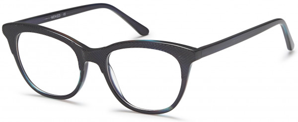 Menizzi M4024 Eyeglasses, 01-Blue/Aqua Green