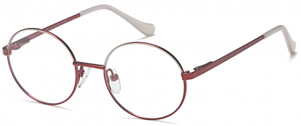 Menizzi MK506 Eyeglasses, 03-Red/Antique Silver