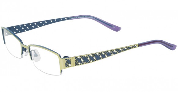 EasyClip Q4041 Eyeglasses, SATIN YELLOW-GREEN AND LIGHT S