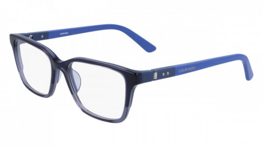 Calvin Klein CK19506 Eyeglasses, (419) CRYSTAL SLATE BLUE/BLUE