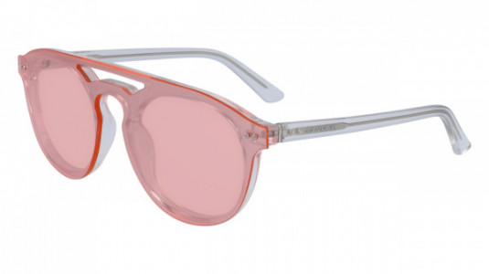 Calvin Klein CK19500S Sunglasses, (855) NEON ORANGE
