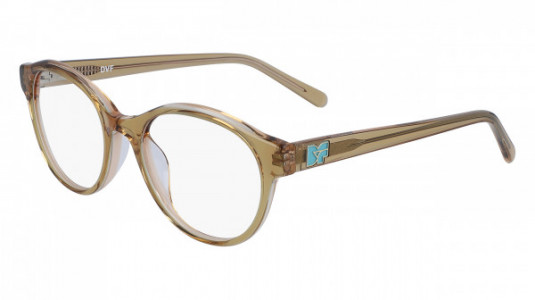 Diane Von Furstenberg DVF5113 Eyeglasses, (230) TAN / AQUA CRYSTAL