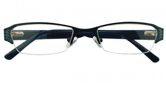 EasyClip Q4065 Eyeglasses, SATIN STEEL BLUE