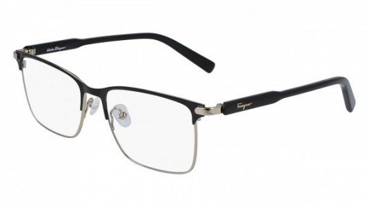 Ferragamo SF2179 Eyeglasses, (718) SHINY GOLD/BLACK