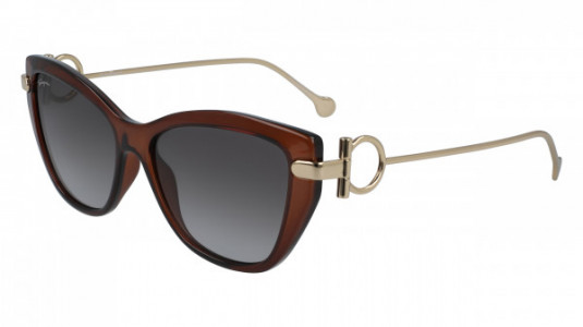 Ferragamo SF928S Sunglasses, (210) BROWN