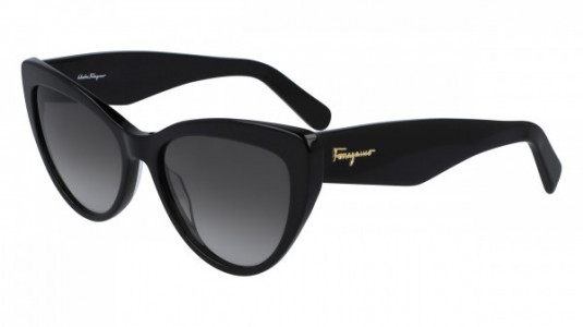 Ferragamo SF930S Sunglasses, (001) BLACK
