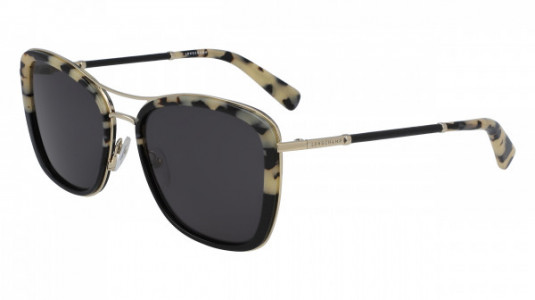 Longchamp LO639SL Sunglasses, (224) VINTAGE HAVANA/BLACK