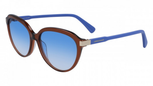 Longchamp LO640S Sunglasses, (205) BROWN/BLUE