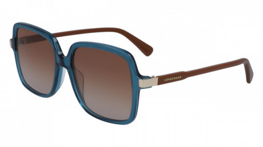 Longchamp LO641S Sunglasses, (427) BLUE/BROWN PLIAGE