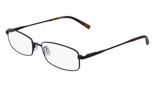 Nautica N7298 Eyeglasses, (005) SATIN BLACK