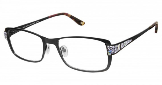 Jimmy Crystal CORFU Eyeglasses, BLACK