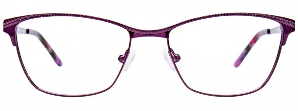 EasyClip EC502 Eyeglasses, 080 - Shiny Dark Purple